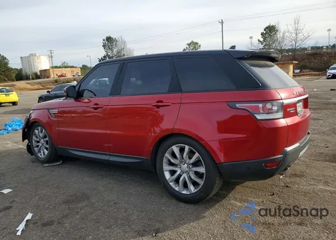 2016 Land Rover Range Rover Sport Hse from USA, damaged, VIN SALWR2VF4GA651377